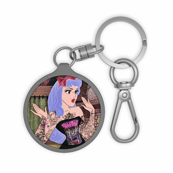 Princess Aurora Punk Disney Keyring Tag Keychain Acrylic With TPU Cover