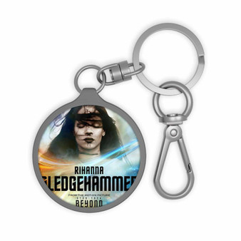 Rihanna Sledgehammer Star Trek Keyring Tag Keychain Acrylic With TPU Cover