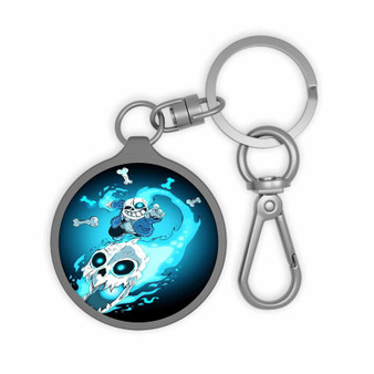 Sans The Skeleton Undertale Keyring Tag Keychain Acrylic With TPU Cover