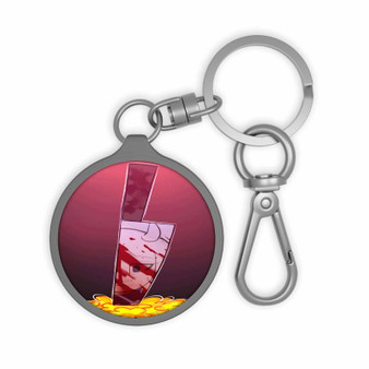 Sans Undertale Knife Keyring Tag Keychain Acrylic With TPU Cover