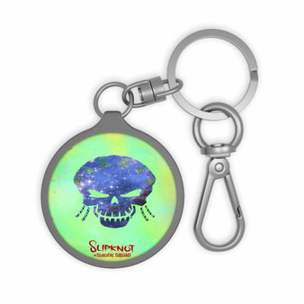 Slipknot Galaxy Suicide Squad Keyring Tag Keychain Acrylic With TPU Cover