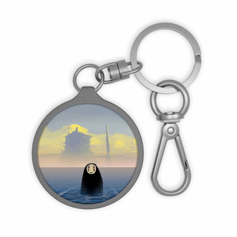 Spirited Away No Face Studio Ghibli Arts Keyring Tag Keychain Acrylic With TPU Cover