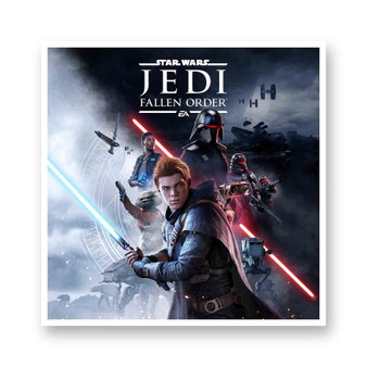 Star Wars Jedi Fallen Order White Transparent Vinyl Kiss-Cut Stickers