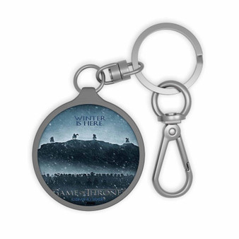 Winter is Here Game of Thrones Season 7 Keyring Tag Keychain Acrylic With TPU Cover