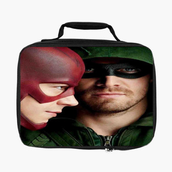 Arrow and The Flash Lunch Bag Fully Lined and Insulated for Adult and Kids
