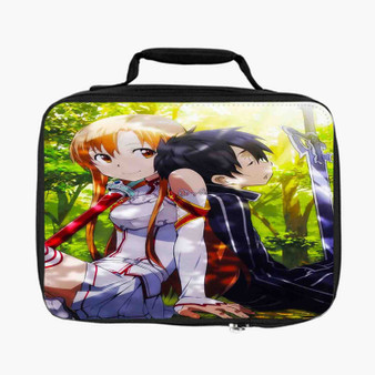 Asuna and Kirito Sword Art Online Lunch Bag Fully Lined and Insulated for Adult and Kids