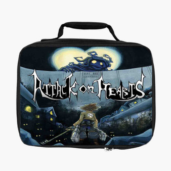 Attack on Hearts Lunch Bag Fully Lined and Insulated for Adult and Kids