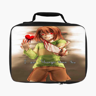 Chara Undertale Lunch Bag Fully Lined and Insulated for Adult and Kids