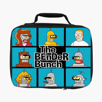 Futurama The Bender Bunch Lunch Bag Fully Lined and Insulated for Adult and Kids