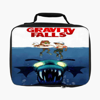 Gravity Falls as Jaws Lunch Bag Fully Lined and Insulated for Adult and Kids