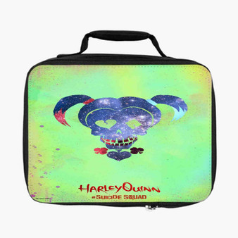 Harley Quinn Galaxy Suicide Squad Lunch Bag Fully Lined and Insulated for Adult and Kids
