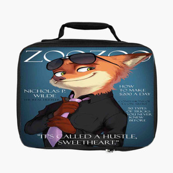 Judy and Nick Cover Models Zootopia Lunch Bag Fully Lined and Insulated for Adult and Kids