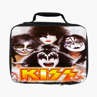 Kiss Band Art Lunch Bag Fully Lined and Insulated for Adult and Kids