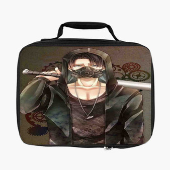 Levi Shingeki no Kyojin Anime Lunch Bag Fully Lined and Insulated for Adult and Kids