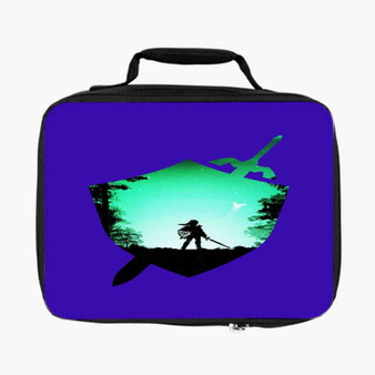 Link The Legend of Zelda Art Lunch Bag Fully Lined and Insulated for Adult and Kids