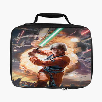 Luke Skywalker Star Wars Lunch Bag Fully Lined and Insulated for Adult and Kids