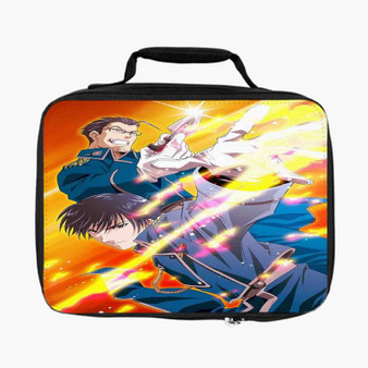 Mustang and Hughes Fullmetal Alchemist Lunch Bag Fully Lined and Insulated for Adult and Kids