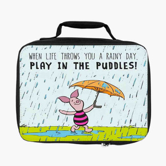 Piglet Winnie The Pooh Lunch Bag Fully Lined and Insulated for Adult and Kids