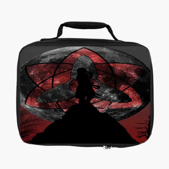 Sasuke Mangekyou Sharingan Lunch Bag Fully Lined and Insulated for Adult and Kids