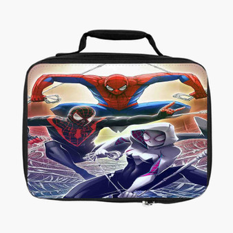 Spiderman Characters Lunch Bag Fully Lined and Insulated for Adult and Kids