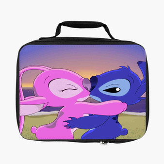 Stitch and Angel Kiss Lunch Bag Fully Lined and Insulated for Adult and Kids