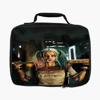 Suicide Squad Harley Quinn Lunch Bag Fully Lined and Insulated for Adult and Kids