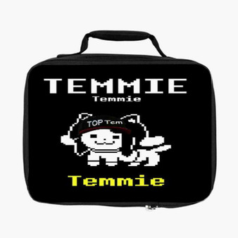 Temmie Undertale Lunch Bag Fully Lined and Insulated for Adult and Kids