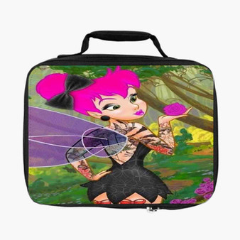 Tinkerbell Punk Disney Lunch Bag Fully Lined and Insulated for Adult and Kids