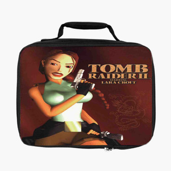 Tomb Raider Lara Croft Lunch Bag Fully Lined and Insulated for Adult and Kids