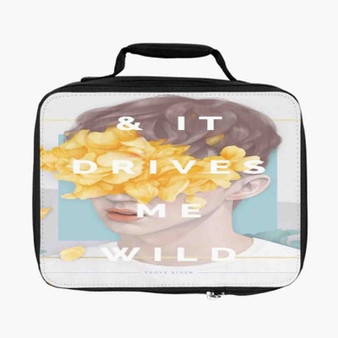 Troye Sivan Arts Lunch Bag Fully Lined and Insulated for Adult and Kids