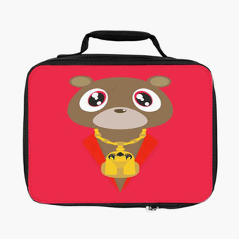 Yeezy Bear Kanye West Lunch Bag Fully Lined and Insulated for Adult and Kids