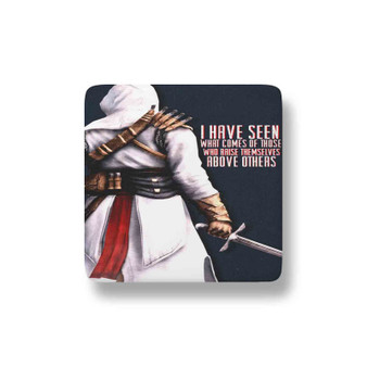 Assassin s Creed Altair Quotes Magnet Refrigerator Porcelain