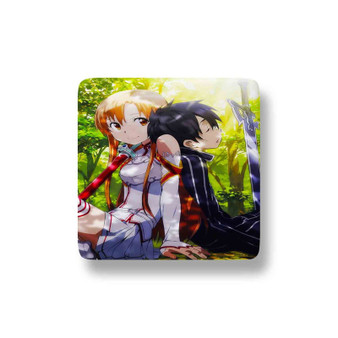 Asuna and Kirito Sword Art Online Magnet Refrigerator Porcelain