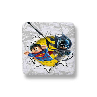 Batman and Superman Lego Magnet Refrigerator Porcelain