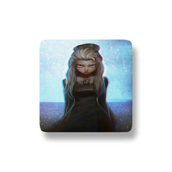 Dark Elsa Frozen Disney Magnet Refrigerator Porcelain