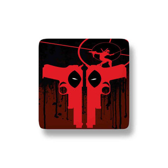 Deadpool Guns Magnet Refrigerator Porcelain