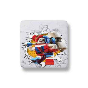 Harley Quinn LEgo Magnet Refrigerator Porcelain