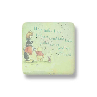 Sora Pooh and Piglet Quotes Magnet Refrigerator Porcelain