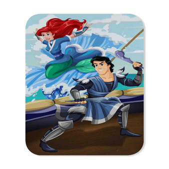 Ariel and Eric as Avatar The Last Airbender Mouse Pad Gaming Rubber Backing