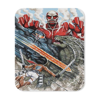 Attack on Godzilla Mouse Pad Gaming Rubber Backing