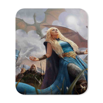 Daenerys Targaryen Game of Thrones Art Mouse Pad Gaming Rubber Backing