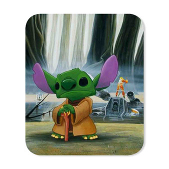 Disney Stitch Yoda Mouse Pad Gaming Rubber Backing