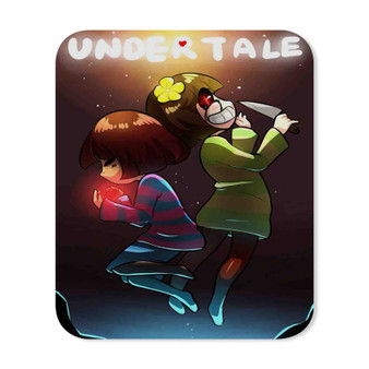 Frisk and Chara Undertale Mouse Pad Gaming Rubber Backing