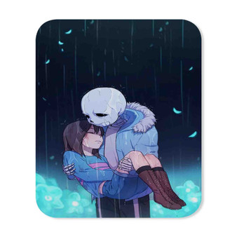 Frisk and Sans Undertale Mouse Pad Gaming Rubber Backing