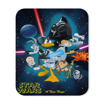 Looney Tunes Star Wars Mouse Pad Gaming Rubber Backing