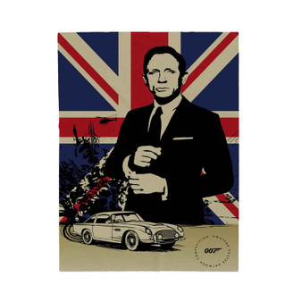 James Bond 007 Polyester Bedroom Velveteen Plush Blanket