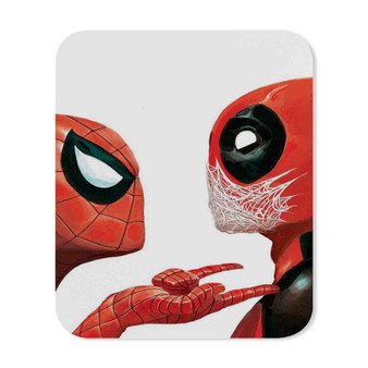 Spiderman Deadpool Mouse Pad Gaming Rubber Backing