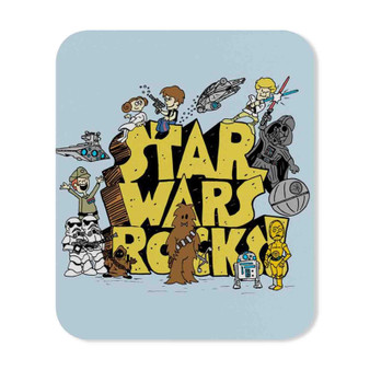 Star Wars Rocks Mouse Pad Gaming Rubber Backing