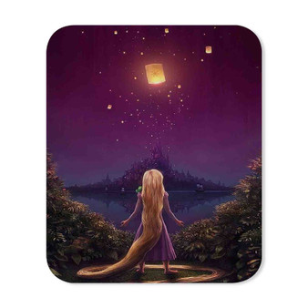 Tangled Rapunzel Light on Night Disney Mouse Pad Gaming Rubber Backing