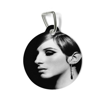 Barbra Streisand Black White Pet Tag for Cat Kitten Dog